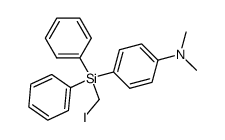 [(p-dimethylamino)phenyl](iodomethyl)diphenylsilane结构式