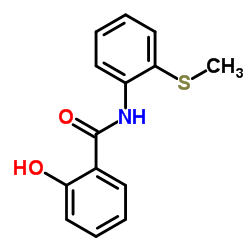 2-Hydroxy-N-[2-(methylsulfanyl)phenyl]benzamide结构式
