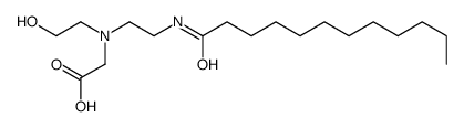 2-[2-(dodecanoylamino)ethyl-(2-hydroxyethyl)amino]acetic acid Structure
