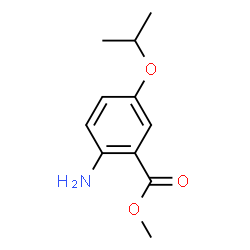 Benzoic acid, 2-amino-5-(1-methylethoxy)-, methyl ester (9CI) Structure