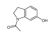 1-乙酰基-6-羟基吲哚啉结构式