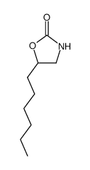 5-hexyl-1,3-oxazolidin-2-one结构式