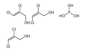 2,3-dichloroprop-2-en-1-ol,phosphorous acid Structure