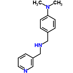 N,N-Dimethyl-4-{[(3-pyridinylmethyl)amino]methyl}aniline结构式