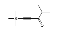 4-methyl-1-trimethylsilylpent-1-yn-3-one结构式