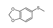 5-(甲基硫代)苯并[d][1,3]二氧代结构式