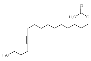 hexadec-11-ynyl acetate Structure