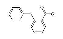 2-(phenylmethyl)benzoyl chloride结构式