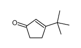 3-tert-butylcyclopent-2-en-1-one Structure