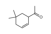 3-acetyl-5,5-dimethylcyclohexene Structure