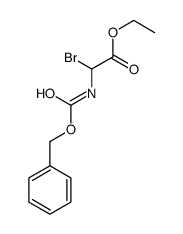 ethyl 2-bromo-2-(phenylmethoxycarbonylamino)acetate结构式