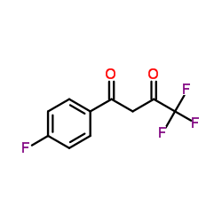 3-(4-Fluorobenzoyl)-1,1,1-trifluoroacetone Structure
