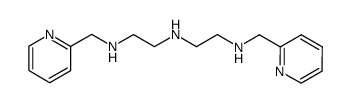N-pyridin-2-ylmethyl-N'-{2-[(pyridin-2-ylmethyl)amino]ethyl}ethane-1,2-diamine结构式
