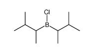 chloro-bis(3-methylbutan-2-yl)borane Structure