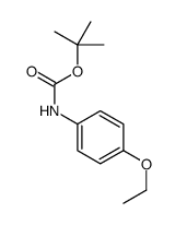 4-乙氧基苯基氨基甲酸叔丁酯结构式