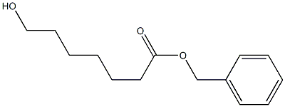 7-羟基庚酸苯甲基酯结构式