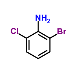 2-Bromo-6-chloroaniline Structure