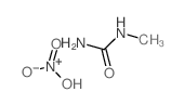 Urea, methyl-, mononitrate structure