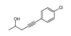 5-(4-chlorophenyl)pent-4-yn-2-ol Structure
