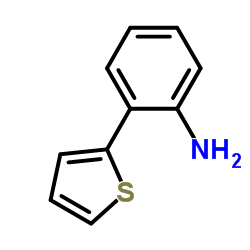 2-噻吩-2-苯胺结构式