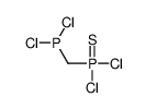 dichloro-(dichlorophosphanylmethyl)-sulfanylidene-λ5-phosphane Structure