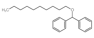 Benzene,1,1'-[(decyloxy)methylene]bis- (9CI) structure