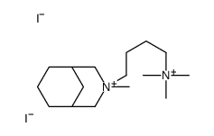 trimethyl-[4-(3-methyl-3-azoniabicyclo[3.3.1]nonan-3-yl)butyl]azanium,diiodide Structure