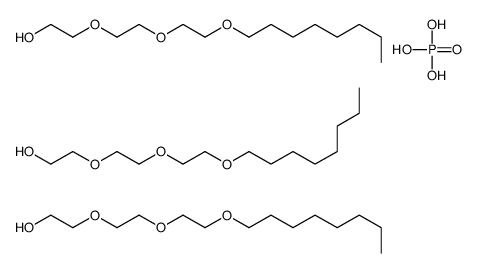 2-[2-(2-octoxyethoxy)ethoxy]ethanol,phosphoric acid Structure
