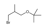1-bromo-2-methyl-3-[(2-methylpropan-2-yl)oxy]propane Structure