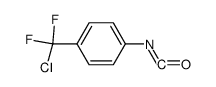 para-(chlorodifluoromethyl)benzene isocyanate Structure