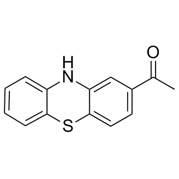 2-乙酰基吩噻嗪结构式