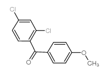 2,4-Dichlor-4'-methoxy-benzophenon Structure