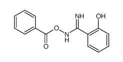 N-benzoyloxy-salicylamidine结构式
