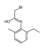 2-bromo-N-(2-ethyl-6-methylphenyl)acetamide结构式