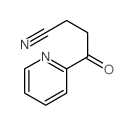 4-oxo-4-pyridin-2-yl-butanenitrile结构式