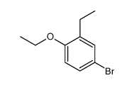Benzene, 4-bromo-1-ethoxy-2-ethyl- (9CI)结构式
