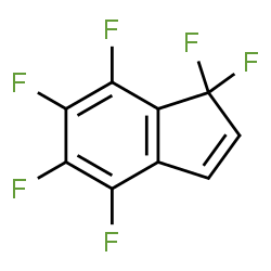 1,1,4,5,6,7-Hexafluoro-1H-indene结构式