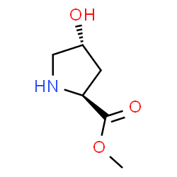 D-Proline, 4-hydroxy-, methyl ester, (4S)-rel- (9CI)结构式