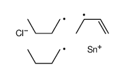 but-3-en-2-yl-dibutyl-chlorostannane结构式