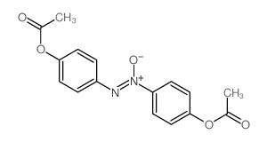 (4-acetyloxyphenyl)-(4-acetyloxyphenyl)imino-oxido-azanium结构式