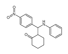2-[anilino-(4-nitrophenyl)methyl]cyclohexan-1-one结构式