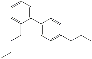 4-丁基-4'-丙基联苯结构式