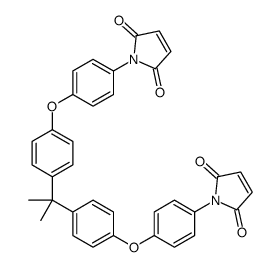 2,2-Bis[4-(4-maleimidophenoxy)phenyl]propane Structure