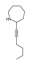 2-hex-1-ynylazepane结构式