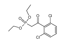 diethyl (2-(2,6-dichlorophenyl)-2-oxoethyl)phosphonate Structure