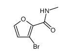 3-BROMO-FURAN-2-CARBOXYLIC ACID METHYLAMIDE Structure