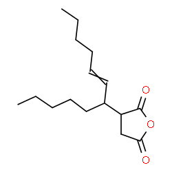 (3S)-3-[(E,6S)-dodec-7-en-6-yl]oxolane-2,5-dione结构式