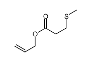 prop-2-enyl 3-methylsulfanylpropanoate结构式