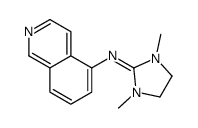 N-isoquinolin-5-yl-1,3-dimethylimidazolidin-2-imine Structure