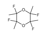 2,3,5,6-tetrafluoro-2,3,5,6-tetramethyl-1,4-dioxane Structure